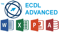 Loghi di Word, Excel, PowerPoint, Access, ECDL Advanced